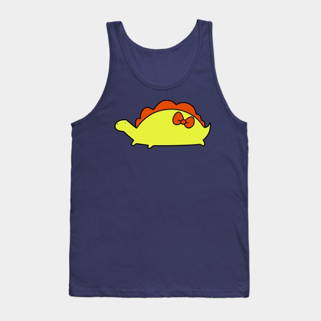 Cute Stegosaurus Tank Top by saradaboru